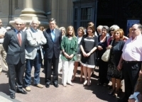 La AVT rinde homenaje en Zaragoza a las víctimas del atentado en el Hotel Corona de Aragón